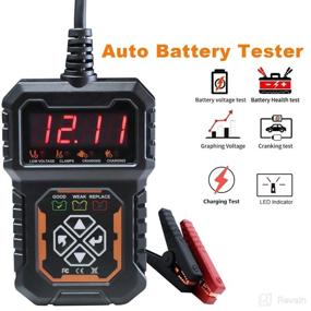 img 2 attached to 🚗 Xin Tester: 12V Car Battery Analyzer, Alternator & Charging System Tester - Vehicle, Truck, Marine, Motorcycle, SUV, Boat - 3-in-1 CCA Load Tester