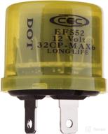 💡 cec industries ef552/536: heavy duty 2-pin electronic flasher relay for incandescent bulbs (12v, 1-pack) logo