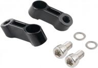 🔍 nicecnc right-hand 10mm stem mirror mount risers extenders adapters - enhance motorcycle visibility! логотип