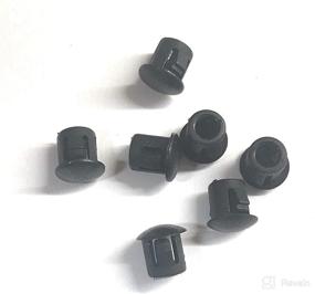 img 2 attached to 🔌 MBPF-1/4" Locking Black Plastic Body Hole Plug (Qty 50) for PDR Paintless Dent Repair