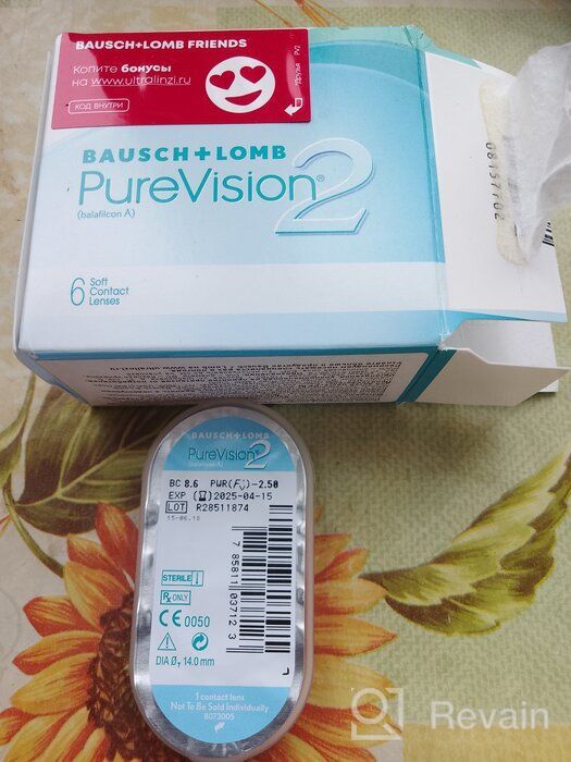 img 1 attached to Contact lenses Bausch & Lomb PureVision 2, 6 pcs., R 8.6, D 2.75 review by Celina Kowalewska ᠌