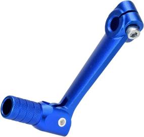 img 3 attached to 🔵 HIAORS CNC Aluminum Folding Motorcycle Gear Shift Lever for Kayo T2 T4 T4L ATV TTR 125 Zonshen 250cc Taotao Dirt Bike Pit Bikes - Blue