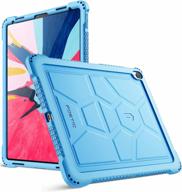 poetic turtleskin series ipad pro 12.9" (3rd gen) protective silicone case - corner protection & no pencil magnetic attachment logo