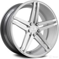 🏎️ verde wheels v39 parallax matte silver/machined wheel 19x8.5 (5x120mm, +15mm offset) - sleek design with superior performance logo