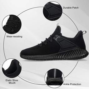 img 2 attached to Lightweight Breathable Men'S Tennis Shoes - Slip-On Running Sneakers For Jogging, Gym, And Casual Activities - AKK Akkadian Athletic Sports Footwear