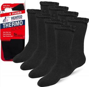 img 4 attached to Stay Warm And Cozy This Winter With Debra Weitzner'S Thermal Socks - Perfect For Men And Women, Insulated For Extreme Cold Weathers - 4/6 Pairs Available