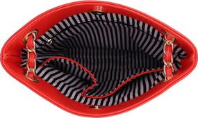 img 1 attached to 👜 BRENTANO Quilted Leather Handbags & Wallets: Stylish Shoulder Tassel Bags for Women