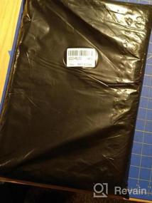 img 6 attached to 100 упаковок больших 14,5X19 Metronic Black Poly Mailers - самозапечатывающиеся транспортировочные и упаковочные пакеты для малого бизнеса, бутиков и одежды - идеальные транспортные конверты для безопасной доставки