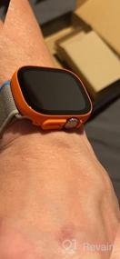 img 5 attached to Жесткий чехол из 2 упаковок, совместимый с Apple Watch Series 8/7, 45 мм, закаленное стекло 9H, защитная пленка для экрана — [сенсорный] [HD Clear], тонкий бампер [полная защита] — черный