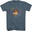 pokemon eeveeloutions eevee t shirt heather logo