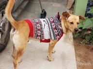 img 1 attached to KYEESE Christmas Dog Sweater Hoodie Reindeer Red Dogs Knitwear Pullover Pet Sweater With Leash Hole Ugly Christmas Dog Sweater For Small Dogs review by Cliff Gibs