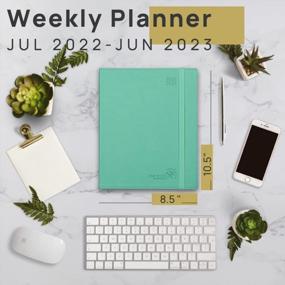 img 3 attached to Stay Organized With POPRUN Academic Year Planner 2022-2023 - Monthly And Weekly Planner With Hourly Time Slots And Monthly Tabs