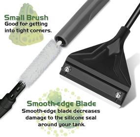 img 2 attached to NEPTONION Professional Algae Scraper: 24.5’’ Aquarium Blade Cleaner 🐠 with Replaceable Blades - Ideal for Tanks Above 30 Gallons