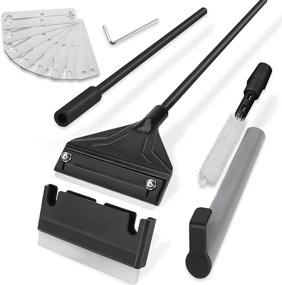 img 4 attached to NEPTONION Professional Algae Scraper: 24.5’’ Aquarium Blade Cleaner 🐠 with Replaceable Blades - Ideal for Tanks Above 30 Gallons