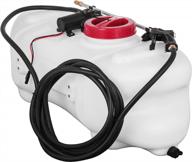 15.8 gallon atv spot sprayer with 12 volt power, 0.6 gpm, and 58 psi for efficient garden, lawn, and agriculture spraying - happybuy broadcast and spot sprayer logo