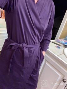 img 6 attached to Cotton Kimono Robes For Women: Lightweight And Soft Bath Robe For Comfortable Sleepwear