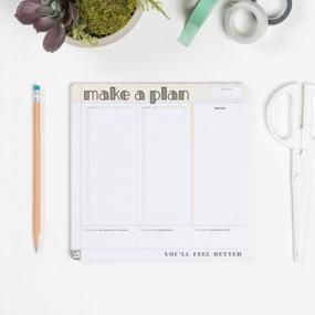 img 1 attached to 📝 Organize Your Workstation with Knock Knock Make a Plan Sticky Paper Mousepad