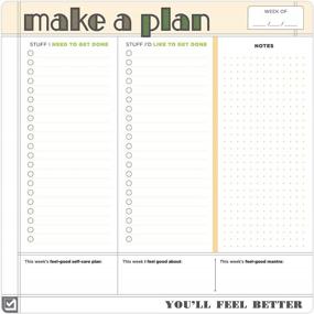 img 3 attached to 📝 Organize Your Workstation with Knock Knock Make a Plan Sticky Paper Mousepad