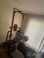 img 1 attached to Multi-Function Power Tower Pull Up Bar Station With J Hook And Dip Station For Home Strength Training Fitness Equipment - ZENOVA review by George Ahmed