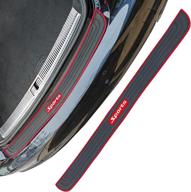 trnoi car rear bumper protector exterior accessories logo