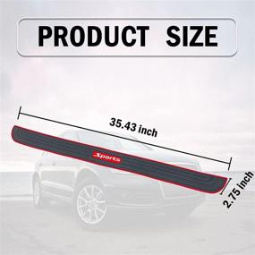 img 3 attached to TRNOI Car Rear Bumper Protector Exterior Accessories