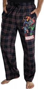 img 4 attached to 🌟 Stylish and Comfortable Marvel Vintage Distressed Avengers Sleepwear