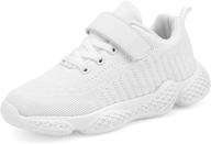 girls' casbeam breathable sneakers: lightweight athletic shoes for active style logo