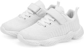 img 1 attached to Girls' Casbeam Breathable Sneakers: Lightweight Athletic Shoes for Active Style