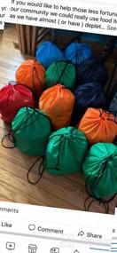 img 6 attached to 48 Pack Drawstring Bags - Perfect Bulk Bundle For School & Gym!