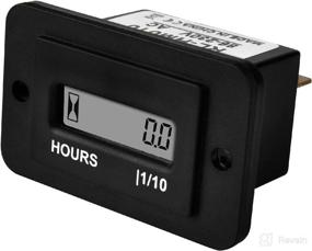 img 4 attached to 🕒 Digital LCD Hour Meter by Runleader - Resettable Total Hours, AC 86V to 230V - Ideal for ZTR Lawn Mower, Tractor, Generator, Golf Cart, Club Car, Scrubber, Marine, ATV, Motor Compressor, and Other Powered Equipment