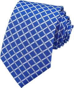 img 3 attached to 👔 Stylish Tartan Narrow Width Wedding Necktie: A Must-Have for Groomsmen - Ties, Cummerbunds & Pocket Squares Included