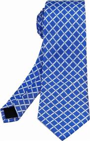 img 1 attached to 👔 Stylish Tartan Narrow Width Wedding Necktie: A Must-Have for Groomsmen - Ties, Cummerbunds & Pocket Squares Included