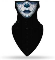 защитите себя стильно: маска-бандана для лица ainuno для мужчин и женщин с ушными петлями и пылезащитной маской логотип