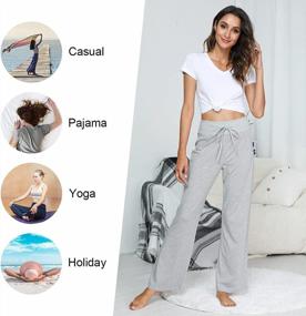 img 1 attached to Comfortable And Versatile Women'S Lounge Pants For All-Season Wear
