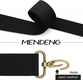 img 2 attached to Retro-Inspired MENDENG Heavy Duty Suspenders For Men - Adjustable X-Back With Swivel Hooks