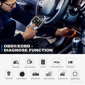 img 2 attached to 🔍 Silver iEasy 310Pro OBD2 Scanner - Enhanced Car Engine Fault Code Reader and Diagnostic Scan Tool with Full OBD2 Modes