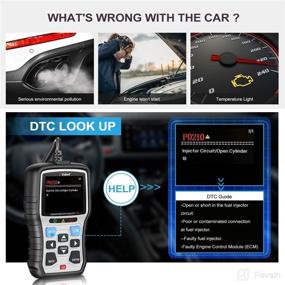 img 1 attached to 🔍 Silver iEasy 310Pro OBD2 Scanner - Enhanced Car Engine Fault Code Reader and Diagnostic Scan Tool with Full OBD2 Modes