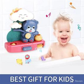img 3 attached to 🛁 ANPEAC Baby Bath Toys - Multifunctional Bathtub Toys Set for Toddlers | 9-piece Floating Wind-up Toy, Water Tub Toys Set | Perfect Gifts for Boys and Girls