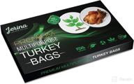 jerina turkey bag oven bags-bulk(100 counts): versatile food-safe bags for cooking, freezing & more - 19” x 23.5” large nylon bags логотип