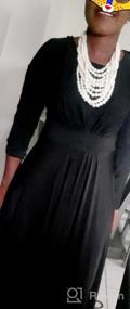 img 6 attached to Stunning Long Sleeve Party Gown With Flowy Empire Waist For Fall And Winter By KOH KOH