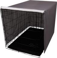 🐶 durable windproof dog crate cover for anxiety relief - pet prime indoor kennel cage cover for small and large dogs - fits 24 30 36 42 48 inch wire crates - polyester material логотип