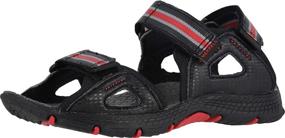 img 1 attached to Merrell Hydro Sandal Medium Little Boys' Shoes : Sandals