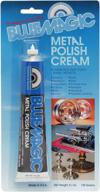 🔧 revive your metal surfaces with blue magic 300 metal polish cream - 3.5 oz. logo