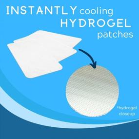 img 1 attached to Medagel Migraine Relief Patch: Cooling Hydrogel Patches For Headache, Fever & Hormone Relief - Pack Of 4 Patches - Made In USA