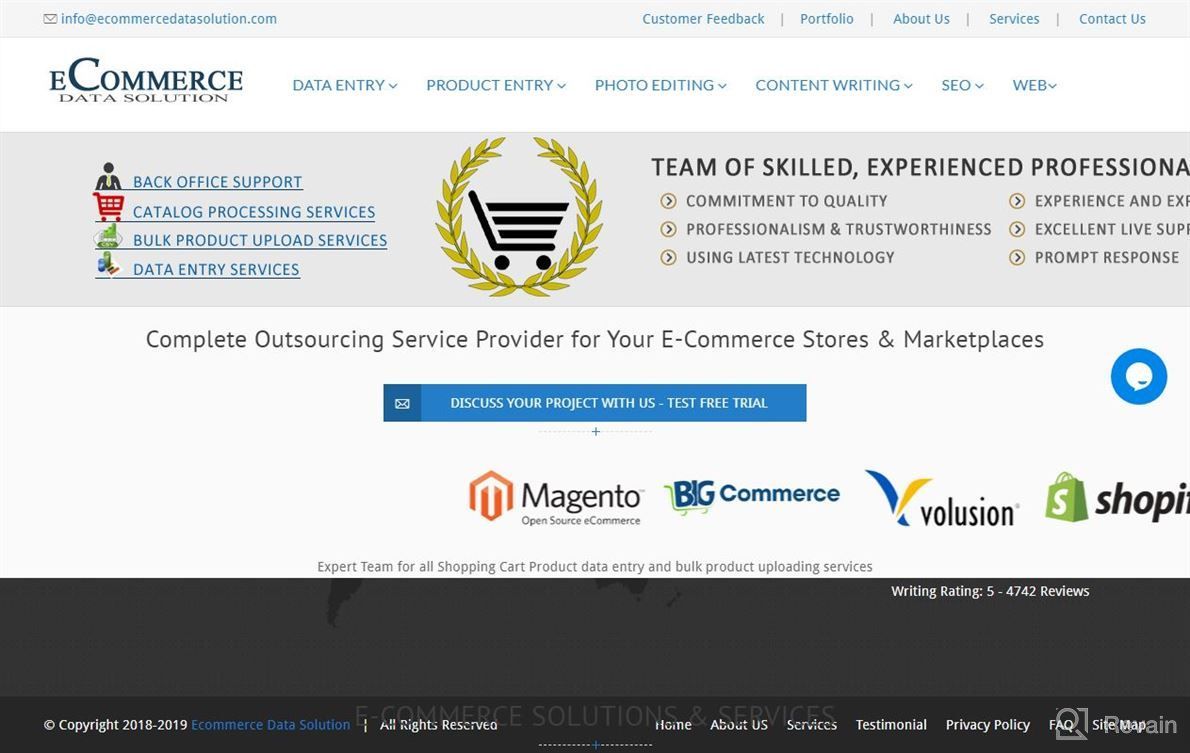 img 1 attached to Ecommerce Data Solution review by Jeff Dabney