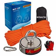 get hooked on fishing treasures with mutuactor's 1320lb double sided fishing magnet kit! logo
