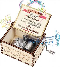img 4 attached to You Are My Sunshine Music Box: A Heartwarming Gift For Mom From Daughter