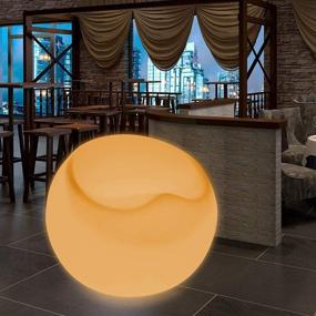 img 2 attached to Transform Any Space With Magshion'S LED Light Up Egg Shape Ball Chair For A Fun & Stylish Lounge Experience!