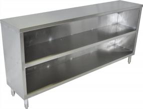 img 1 attached to Шкаф для хранения посуды из нержавеющей стали - John Boos EDSC8-1560, 60 x 15 x 35 дюймов для доступных решений для хранения