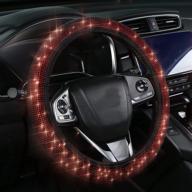 bling rhinestones steering wheel cover with crystal diamond sparkling car suv breathable anti-slip steering wheel protector (fit 14 логотип